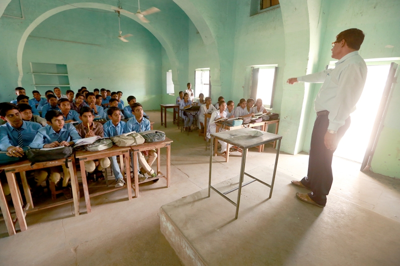 Schulklasse in Indien © Dorothe Dörholt