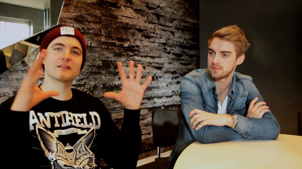 Philipp Laude (l.) und Matthias Roll (r.) beim Interview © Planet Interview